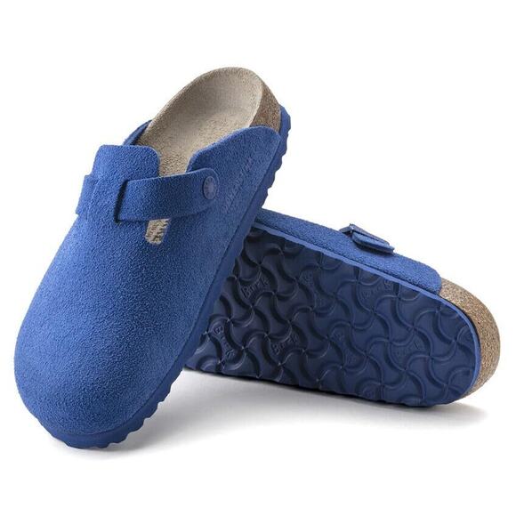 Birkenstock Men's Boston Clogs Light Blue EU 42 US 9 M - Picture 1 of 12